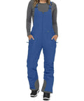 Women's Go To Snow Bibs Insulated Waterproof Overalls For Snowboarding And Skiing, Warm All Day With Adjustable Straps, front view