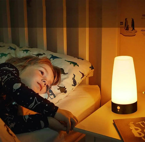 Retro LED Night Light With PIR Motion Sensor, Battery Powered Round Lamp For Indoor And Outdoor Use, Auto Motion Activated Light, On And Off Modes, Portable Hallway And Kids Room Glow Up