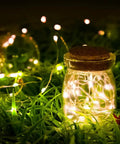 Battery Operated Fairy String Lights 10 Ft Copper Wire With 30 Micro LEDs Waterproof Indoor Outdoor Decor Set The Vibe