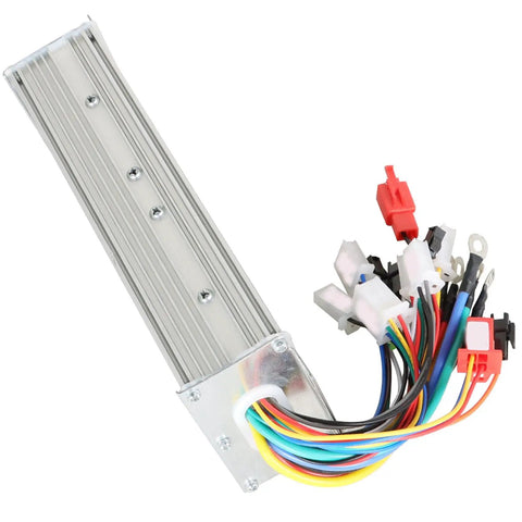Brushless DC Motor Speed Controller Box 2-Mode Replacement For Electric Bicycle Scooter 36-48V 800W Square Wave Controller Beefy Aluminum Alloy