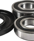 Tough As Nails Bearing And Seal Kit Compatible With Whirlpool Wfw9400 Series, includes three premium bearings and rubber gasket.