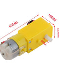 4 Pack DC TT Gearbox Motors That Run On 3 To 6V Dual Shaft Geared Motors For Arduino Smart Cars And DIY Robots 200 RPM