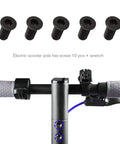 10 Piece M5 Handlebar Hex Screws With Wrench For Electric Scooters And Skateboards, Durable Ride Ready Gear, Easy Install