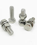 510 Piece M3 M4 M5 M6 Stainless Steel Hex Bolts Nuts And Washers Kit In 304 Grade Fasteners For DIY Projects And Garage Work Durable Threads Broad Size Range Easy To Bolt Up Ready For Home Repairs, stainless steel bolts with nuts and washers