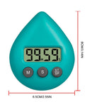 Waterproof Digital Timer With Suction Cup Loud Alarm For Kitchen Cooking Shower Exercise And Study Lcd Display Countdown Clock