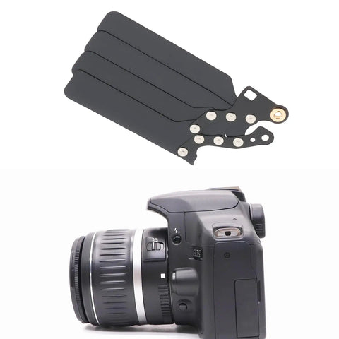 No Sweat Shutter Blade Replacement Kit For Canon Dslr Repair shown with camera body for compatibility reference.