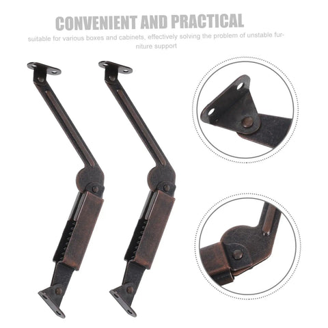 Heavy Duty Friction Hinges For Cabinet Doors And Windows Versatile Lid Support Hardware No Sweat Installation Smooth Action Multipurpose Furniture Props For Easy Home Fixes