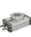 Aluminum pneumatic rotary cylinder (air table actuator) MSQA7A, front view showing circular mounting face.