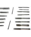 Premium 40-Piece Tap Die Set With Hardened HSS Taps And Round Dies, Complete Socket Hand Threading Kit Perfect For DIY Home Garage Repair Projects And Pro Auto Maintenance Work All Organized In Tough Case. M3 to M12 metric taps shown