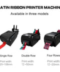 Personalized Digital Ribbon Printer For Crafters Print Custom Fabric Labels With Ease supports different models and print widths.