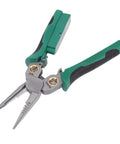 Top Shelf Electrician Wire Stripper And Crimping Pliers With Built In Voltage Tester, Heavy Duty Cable Cutter, Ergonomic Comfort Grip.