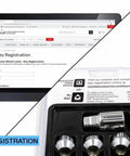 Key registration for Five Beefy Locking Wheel Lug Nuts With Key For Aftermarket Wheels One Half Inch To Twenty Thread Closed End Bulge