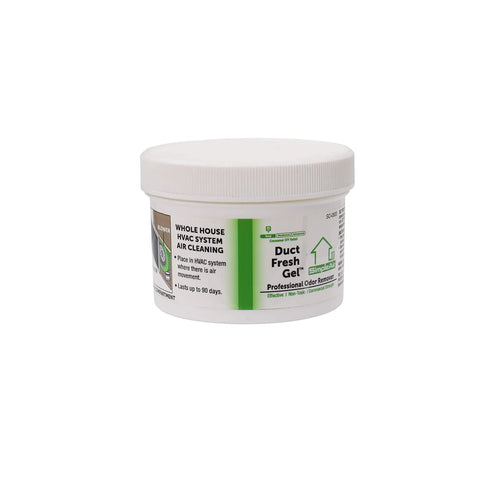 Container of Duct Fresh Gel Odor Eliminator For HVAC Systems, Non Toxic Deodorizer And Cleaner That Removes Odors, Not Just Masks Them