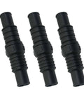 Three Pack Non Return Inline Valve For Water Lines Fits Three Quarter Inch And One Inch Diameter One Way Check Valve Black