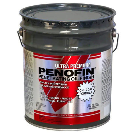 Sierra Red Wood Stain With Brazilian Rosewood Oil Packs Beast Mode Mildew And Moisture Defense On Decks And Fences in metal can.
