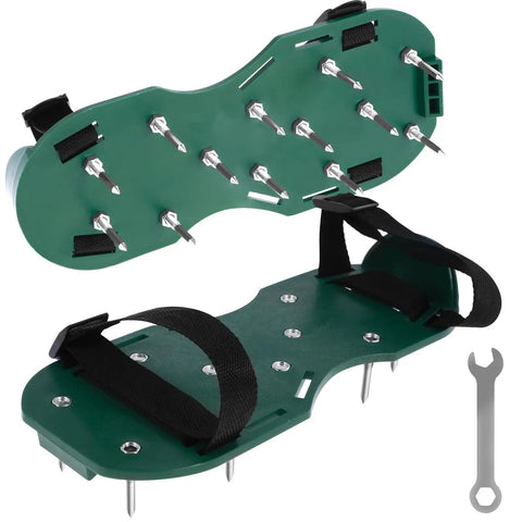 Spiked Lawn Aerator Shoes With Adjustable Straps For Easy Yard Aeration Do It Yourself Dope Garden Tool Reusable Plastic Sandals