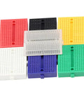 Seven Pack Mini Solderable Breadboards With 170 Tie Points Each For Tiny Prototyping Arduino Shield Projects Solderless Kit