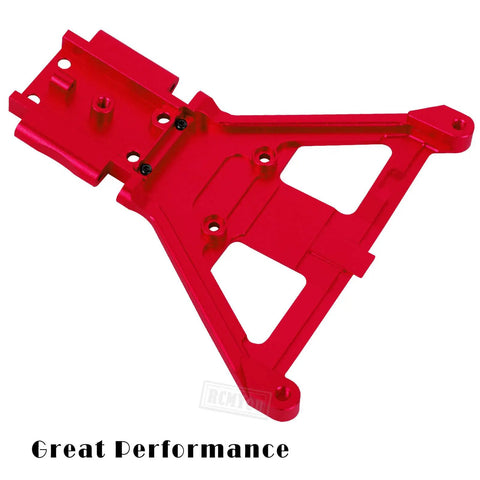 Aluminum Front And Rear Bulkhead Upgrade Kit For One Tenth Scale Slash 4X4 Ultimate Rally Brushless RC Car Red Alloy CNC