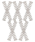 Grab These 10 Pack Stainless Steel Sprayer Compression Springs For Garden Pump Bottle Repair And Rebuild. Easy Swap Universal Replacement Ensures Quick Fixes And Smooth Operation Without Any Fuss Or Hassle For Your Diy Projects. 10 stainless steel compression springs shown on white background