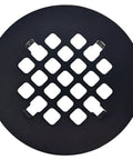 Matte Black Snap In Round Shower Drain Cover Grate Strainer Replacement 4 1 4 Inch Rust Resistant Stainless Steel Easy Install No Tools Needed Durable Shower Floor Drain Grate