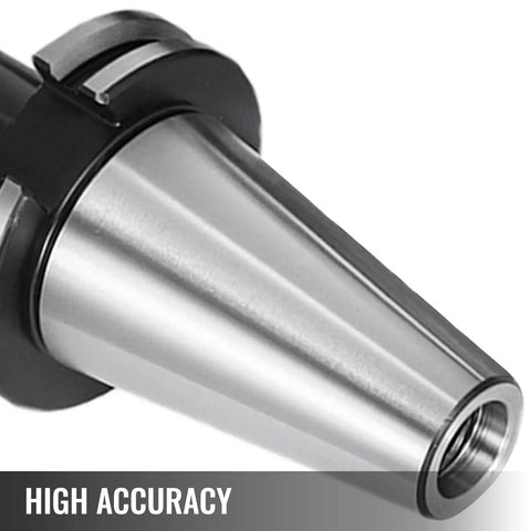 Cat40 Er16 Er32 Precision Collet Chucks Tool Holder Set Built Damn Tough For Cnc Lathe Mill Drill Press Heavy Duty showing precision clamping cone detail.