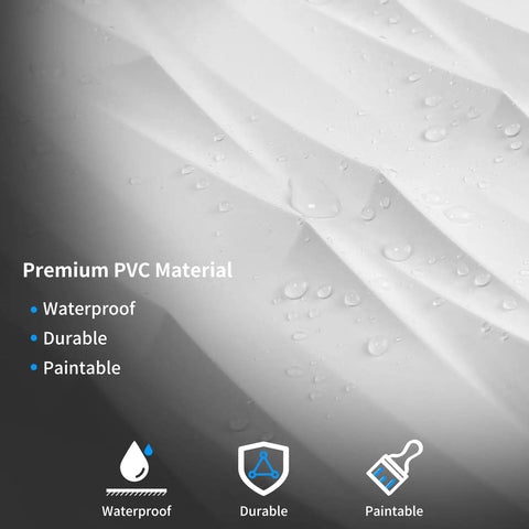 Peel And Stick 3D Wall Panels White Finish 19.7 By 19.7 Inches Noise Dampening PVC Tile Decor For Bedroom And Living Room 32 Sq Ft Pack Of 12 Waterproof Easy Install showing waterproof feature