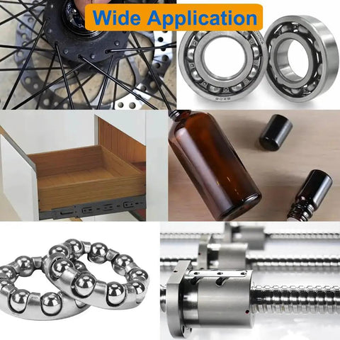 900 Piece Stainless Steel Precision Balls Set With Size Assortment in bike, drawer, and mechanical applications