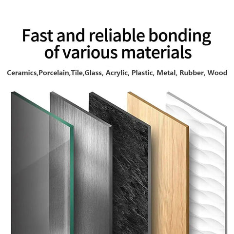 Clear Ceramic And Tile Repair Glue For Mug Metal Plastic Wood Rubber Glass Silicone Leather And Other Materials Fast Bond