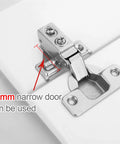 Short Arm Hinge Soft Close Cabinet Hinges For Kitchen Face Frame And Bookcases DIY Friendly Dampening shown on 36mm door
