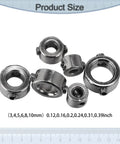 Six Pack Depth Stop Kit Stainless Steel Position Limiter Collars Fit Robotics Auto Screw Drive Shafts Guide Align Precision Tools For Pros Working On Projects Home Garages Easy Slide Install Reliable Gear Real Deal Every Day Buy Now Hot Fire Sale, 3-10mm