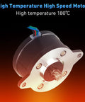 3D Printer Extruder Motor Upgrade With 36 Circular Stepper Motor And 9 Tooth Helical Gear For X1C P1P P1S Models High Temp Tolerant