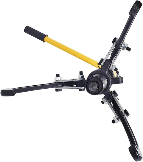 Heavy Duty Hydraulic Gear Puller With Interchangeable Jaws And Rotating Pump Head. Five Ton Bearing Extractor Forged From Rock Solid Steel. Smooth Tube Extraction Rig Built For Mean Shop Tasks That Never Let You Down.