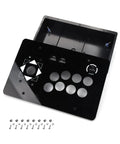 DIY Arcade Joystick Acrylic Panel And Case Kit For Custom Cabinet Controller Replacement, Home Arcade Mod Accessory with screws