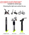 Image showing different bike types and seatposts for Noseless Bike Seat Cushion With Memory Foam And Ventilation For All Day Comfort.