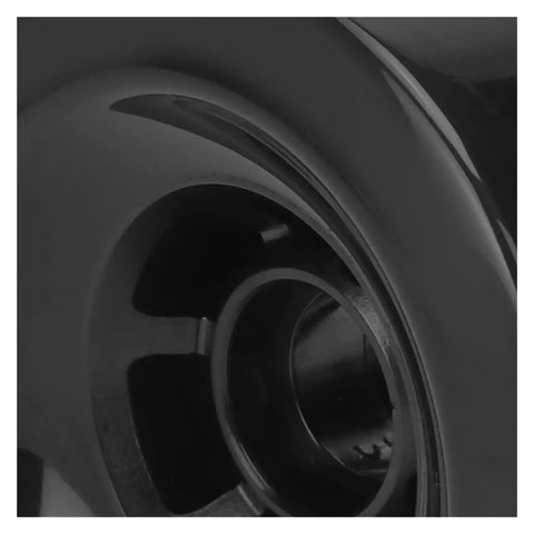 Close-up of 90mm PU 80A Shockproof Skateboard Wheel hub for Electric Scooters and Longboards, smooth finish detail view.