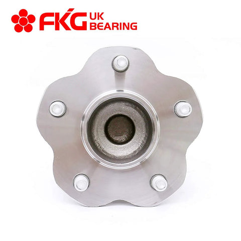 Front view of Rear Wheel Bearing Hub Assembly 5-Lug Fit For Nissan Altima 2007-2018, Maxima 2009-2018, highlighting lugs and central hub.