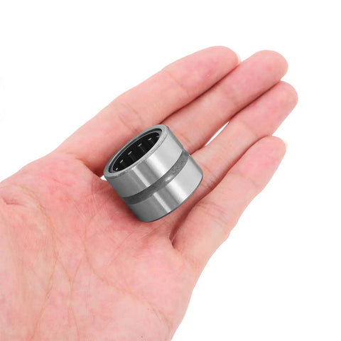 2 Piece Needle Roller Bearing Kit Fits Electric Hammer Drill And Angle Grinder Precision Steel Thrust Bearings Heavy Duty Rock Solid Industrial Grade Replacement Parts For Drills Cutters Badass Performance Upgrades, silver steel bearing in hand