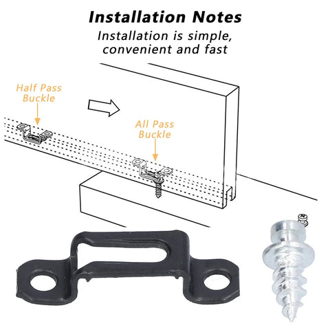 Installation guide for Real Deal Killer Slick Furniture Concealed Connector Two In One Invisible Hide Joint Fastener Kit.