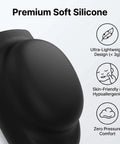 Close-up of Meta Ear Grip For Ray-Ban Gen 2 Smart Glasses, showcasing ultra-lightweight, skin-friendly, soft silicone material.