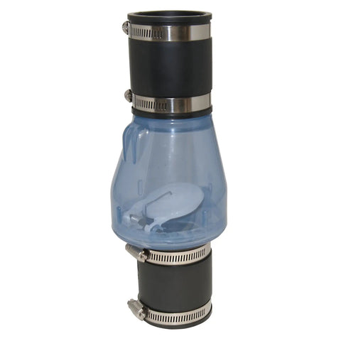 Quiet Sump Pump Check Valve For One And A Half Inch Pipe, Cuts Backflow And Noise, Install Vertically Or Horizontally