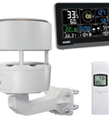 Weather Station Kit With 7.5 Inch IoT Display Console, Outdoor Sensor Array And WN32 Thermometer And Hygrometer, 915 MHz Wireless System
