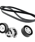 Heavy Duty Timing Belt Tensioner Pulley Kit For BMW 1 Series X1 Like The E87 E90 E46 With N42 And N46 Engines To Keep Her Running Smooth Without Any Drama On The Road, black serpentine belt kit
