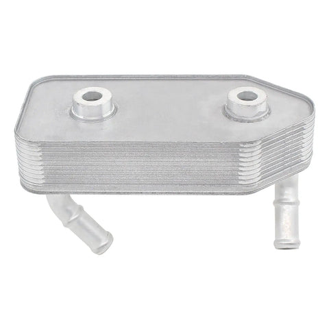 Top Notch Transmission Oil Cooler Kit For VW Beetle Golf Jetta 98 To 05 Keep Your Ride Running Cool And Smooth Without Drama Or Overheating Issues While Cruising The Highway. silver plate heat exchanger with hose fittings