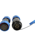 TY28 Waterproof Docking Connector 6 Pin Panel Mount for Control Panels and Devices