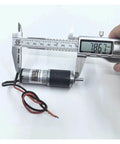 Dope 25mm Planetary Gearbox for DC Motors being measured, showing electronic starter, high torque gear reducer for DIY robotics