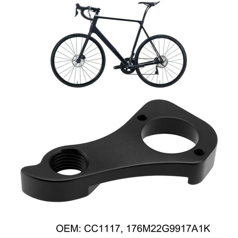 Rear Derailleur Hanger CC1117 CNC Compatible With Giant Revolt Series Bikes displayed with a bicycle for Revolt ADV SL use.