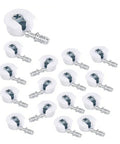 Cam Lock Pins Set For Do It Yourself Furniture And Cabinet Builds, 16 Piece Interlocking Pin And Cam Connector Kit, Heavy Duty Alloy