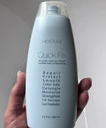 Quick Fix Leave In Hair Treatment Infuses Damaged Strands With Hella Hydration And Serious Shine For A Silky Smooth Finish Before Your Daily Blowout Session in 8.5 oz bottle.