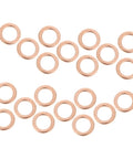 Must Have Go To 20 Piece Flat Copper Washer Kit For Automotive And Plumbing, High Precision Sealing Gaskets For Oil Drain Plug And Hydraulic Fittings, Copper Washers For Leak Free Performance And Quick Heat Dissipation. 20 flat copper washers