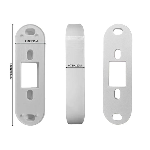 Video Doorbell Wedge Mount Bracket Compatible With SimpliSafe 30 Degree Adjustable Angle White No Fuss Wall Mount With Included Screws
